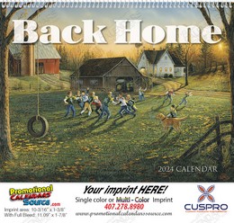 Back Home Promotional Calendar  - Spiral