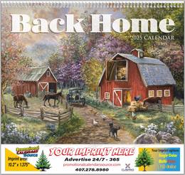 Back Home Promotional Calendar  - Spiral