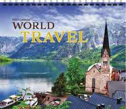 World Travel Executive Scenic Wall Calendar, 13.5x24 