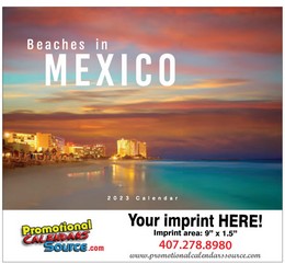 Mexico Beaches Calendar 2025 Stapled
