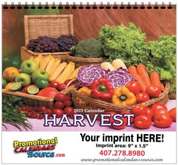 Harvest Calendar w Spiral Binding