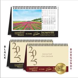 Colorful Gardens Desk Tent Calendar