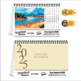 Scenic America Landscapes Desk Calendar JC-712 – Premium Tent Calendar for Effective Business Promotion 8.25x5.25
