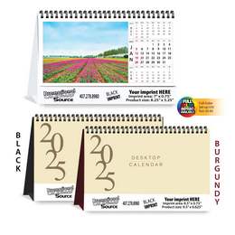 Fine Arts Large Tent Desk Calendar, 9.5x6-5/8