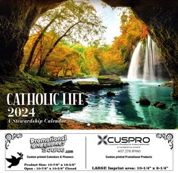 Catholic Life Stewardship Calendar with Funeral Preplanning insert option