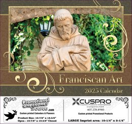 Franciscan Art Calendar Catholic Calendar with Funeral Preplanning insert option