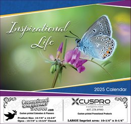 Inspirational Life (Protestant) Calendar 2025, Funeral Preplanning insert option