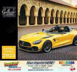 Exotic Cars Calendar Stapled 