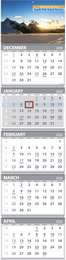 5-Month View Commercial Promotional Calendar