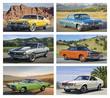 Muscle Cars 2 month view large wall Calendar # 3205 2024 monthly images