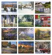 Scenic Memories Illustrations Calendar, 2024, with Spiral binding, Item 7046 monthly images