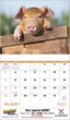 Promotional Calendar of baby farm animals open view