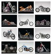 Custom Motorcycles 2024 Calendar with Stapled binding Item 7056 monthly view images