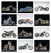 Custom Motorcycles 2024 Calendar with Stapled binding Item 7056 monthly view images