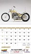 Custom Motorcycles 2024 Calendar with Stapled binding, Item 7056 open view image