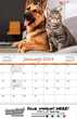 Cats & Dogs Wall Calendar 2024 - Stapled