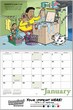 Murphy s Laws Wall Calendar 2024 - Stapled