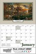 Woodland Retreats Wall Calendar 2024 - Spiral