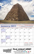 Historic Landmarks Wall Calendar 2024