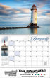 2024 Lighthouses Wall Calendar 