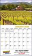 2024 Promotional calendar Agriculture, Stapled, Item BC-2051 open view