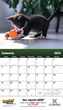 2024 Promotional calendar Puppies & Kittens, Stapled, Item BC-210 open view