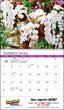 2024 Promotional calendar Gardens, Item BC-220 open view