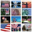 2024 Promotional calendar Patriotic America,Spiral, Item BC-240 monthly images