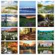 2024 Promotional calendar America Scenic,Spiral, Item BC-245 monthly images