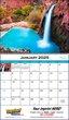 2024 Promotional calendar America Scenic,Spiral, Item BC-245 open view