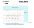 Desk Pad Calendar BE-2845 imprint template