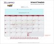 Desk Pad Calendar BE-2887 imprint template