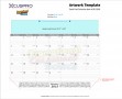 Desk Pad Calendar BE-2900 imprint template
