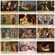 2024 Bilingual Catholic Art Calendar Item BLM-TARBL  montly images