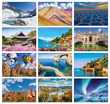 2024 Scenic World Travel Destinations Calendar Stapled Item CC-402 Monthly Images