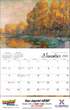 2024 Fine Arts Calendar, Stapled, Item CC-403 Open View Image