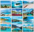 2024 Oceans & Beaches Paradise Calendar - Stapled, Item CC-411 Monthly Images