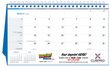 2024 Scenic Tent Desk Calendar, Jumbo size, 11.5x18 Item CC-921 Back Images View