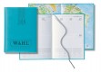 Castelli Mid-Size Format Weekly Planner, Style Tucson, Color Sky Blue, Item # CT-76525