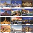 World Scenes - Scenic Bilingual Promo Calendar  monthly images 2024