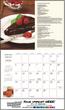 Delicious Recipes Culinary Calendar Bilingual l monthly images 2024