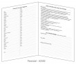 Optional Financial inside cover for Desk Planner HL-371