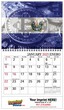 El Salvador Bilingual Promotional wall calendar 2024 Item JC-330A