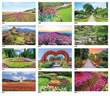 Garden Views desktop promo calendar item # JC-704 monthly images