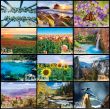 Beauty Around Us scenic religious Promotional calendar item KC-BASP monthly images
