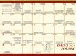 English-Spanish Bilingual Catholic calendar Item KC-CHFS January 2024 grid