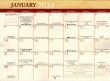 Catholic calendar Item KC-CHF January 2024 grid on www.promotionalcalendarssource.com