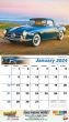 Classic Cars Calendar Stapled 2024
