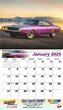 Classic Cars Calendar Stapled 2024