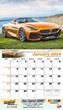 Exotic Cars Calendar Stapled 2024